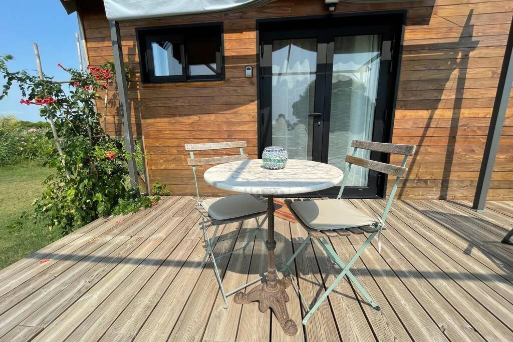 Myinsolite - Tiny-House, Jacuzzi, Brasero, Piscine Ег-Морт Екстер'єр фото