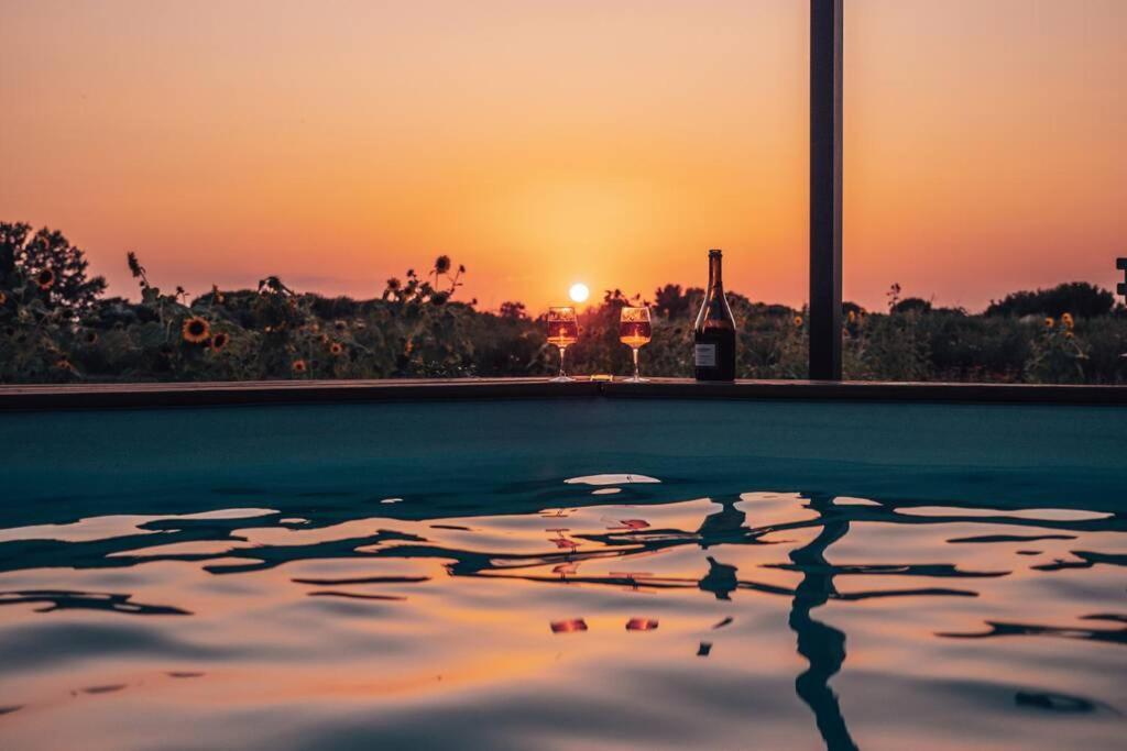 Myinsolite - Tiny-House, Jacuzzi, Brasero, Piscine Ег-Морт Екстер'єр фото
