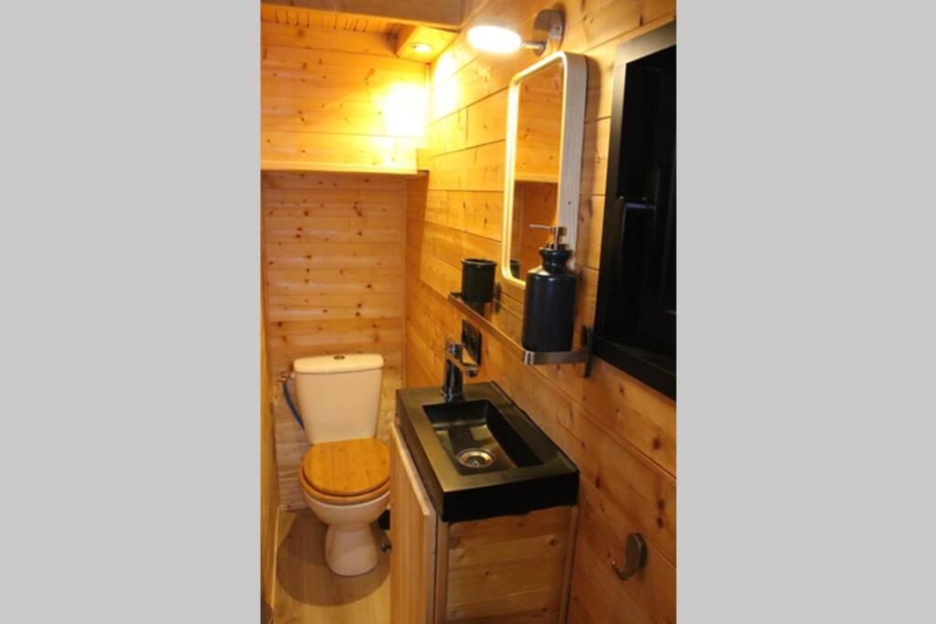 Myinsolite - Tiny-House, Jacuzzi, Brasero, Piscine Ег-Морт Екстер'єр фото